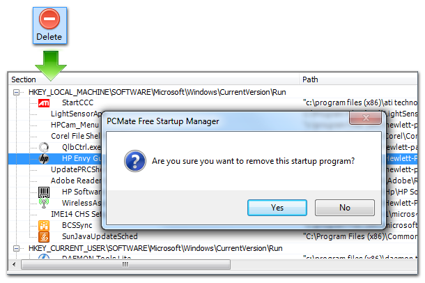 Remove Startup Programs
